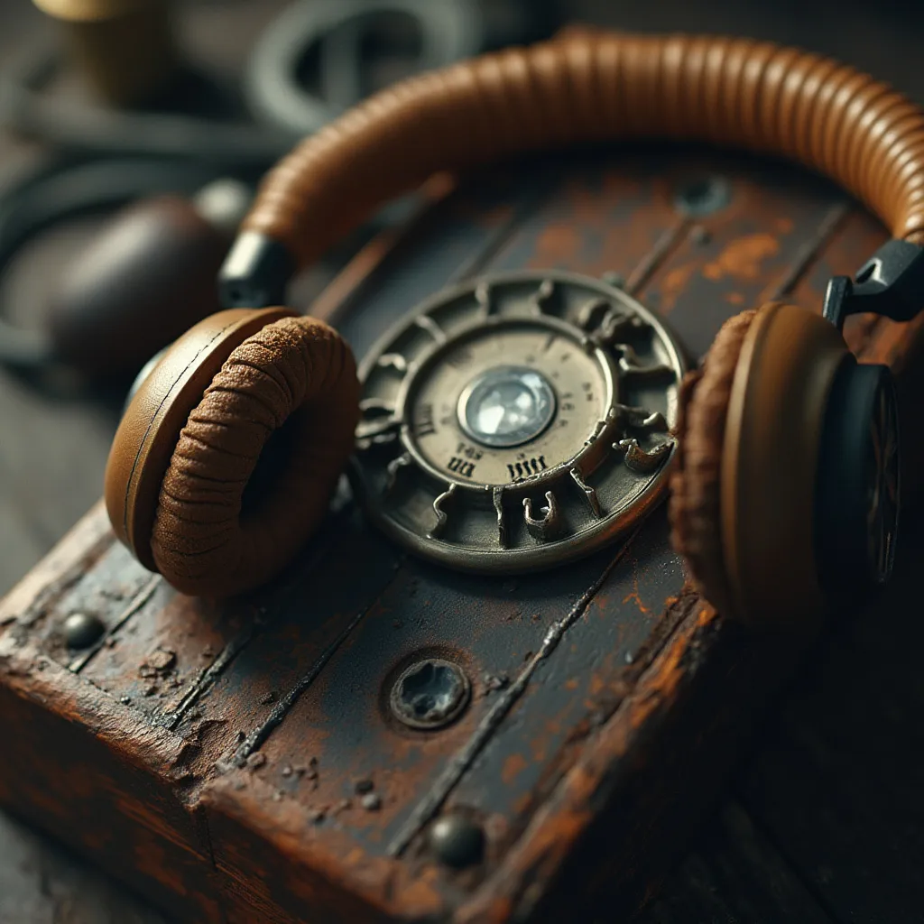 Cestovatel nahrává audio deník v horách